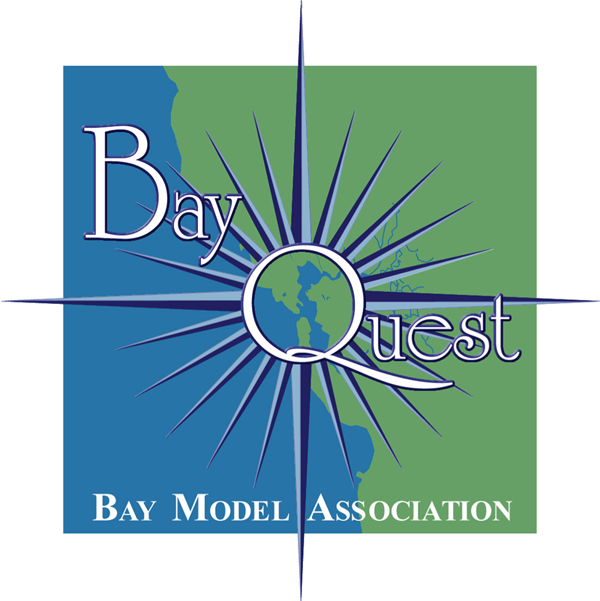 BayQuest  Logo Design for Bay Model Association San Francisco Bay Program