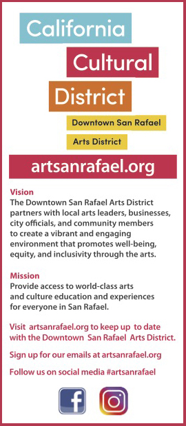 Downtown San Rafael Arts District Rack Card