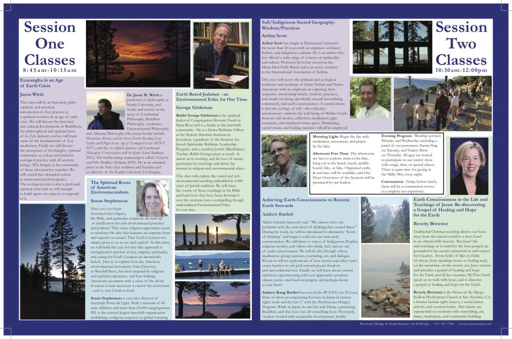 Zephyr Experience Spiritual Conference Brochure