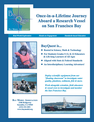 BayQuest advertising Flier about the Program