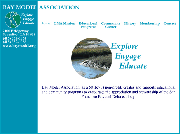 Bay Model Association- Website