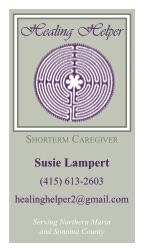 Healing Helper business cards