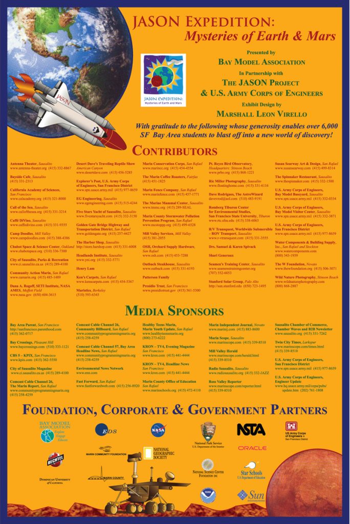 mars 2006 donor sponsor poster