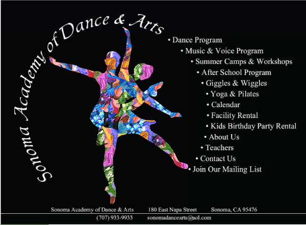 Sonoma Academy of Dance & Arts- Website