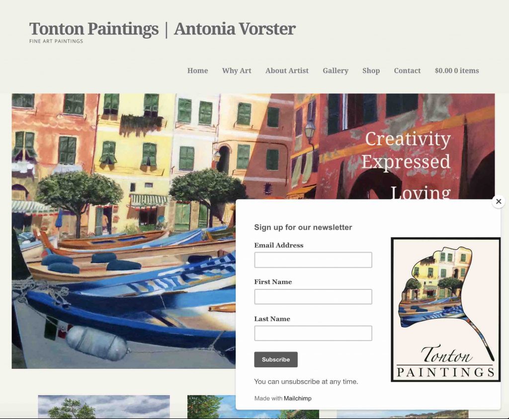 Tonton Paintings | Antonia Vorster | Artist | WordPress Website 