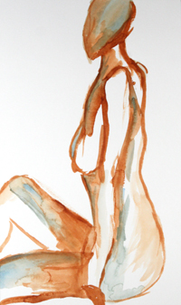 Watercolors Figure Studies - Susan Searway Art & Design © 2013