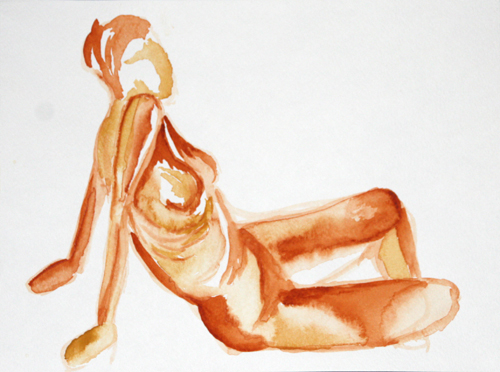 Watercolors Figure Studies - Susan Searway Art & Design © 2013