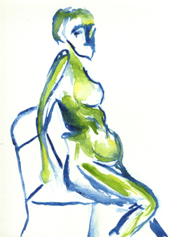 Watercolors Figure Studies - Susan Searway Art & Design © 2013