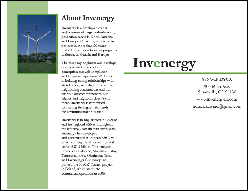 Invenergy Company Brochure