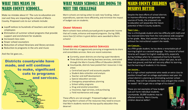     Marin County School Fundraising Brochure - Marin County Office of Education