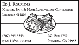 Ed J. Roualdes, Contractor- Idenity Package - Business Card