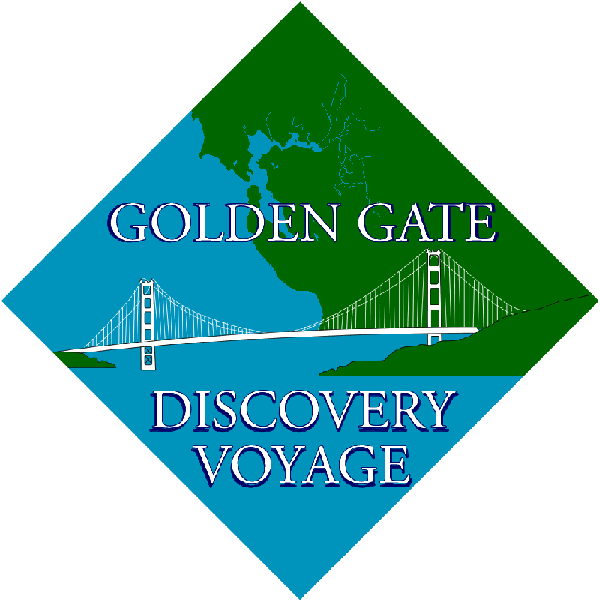 Golden Gate Discovery Voyage  Logo Design for Marine Science Discovery Program