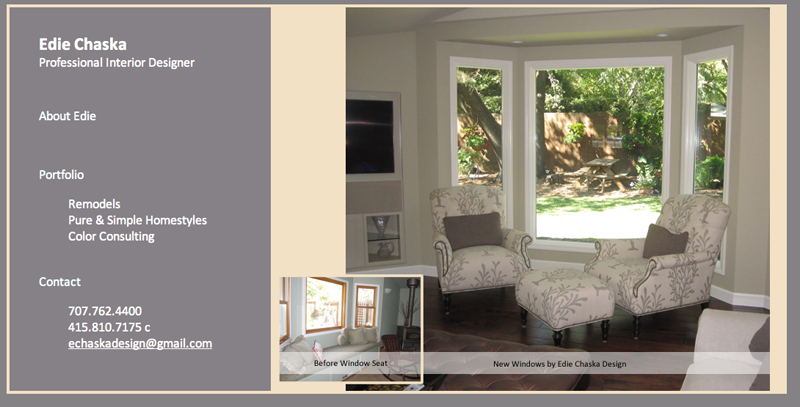 Edie Chaska Design- Website