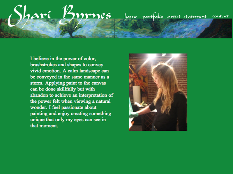 Shari Byrnes - Website