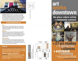 Art Works Downtown Trifold Brochure