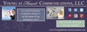 Diane Castro Young at Heart Communications Facebook Business Page Cover Image