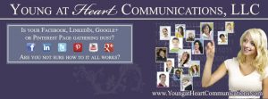 Diane Castro Young at Heart Communications Facebook Business Page Cover Image