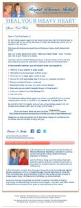Divorce Recovery Coaching | MailChimp