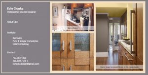 Edie Chaska Design, Landing Page Website designed by Susan Searway Art & Design