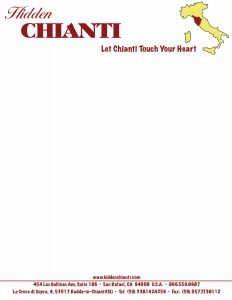 Hidden Chianti Italy Travel logo letterhead