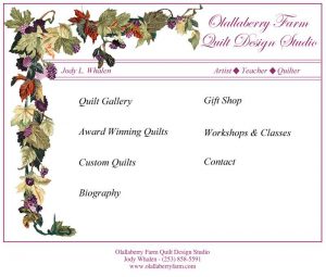 Olallaberry Farm Quilt Design Studio - Website