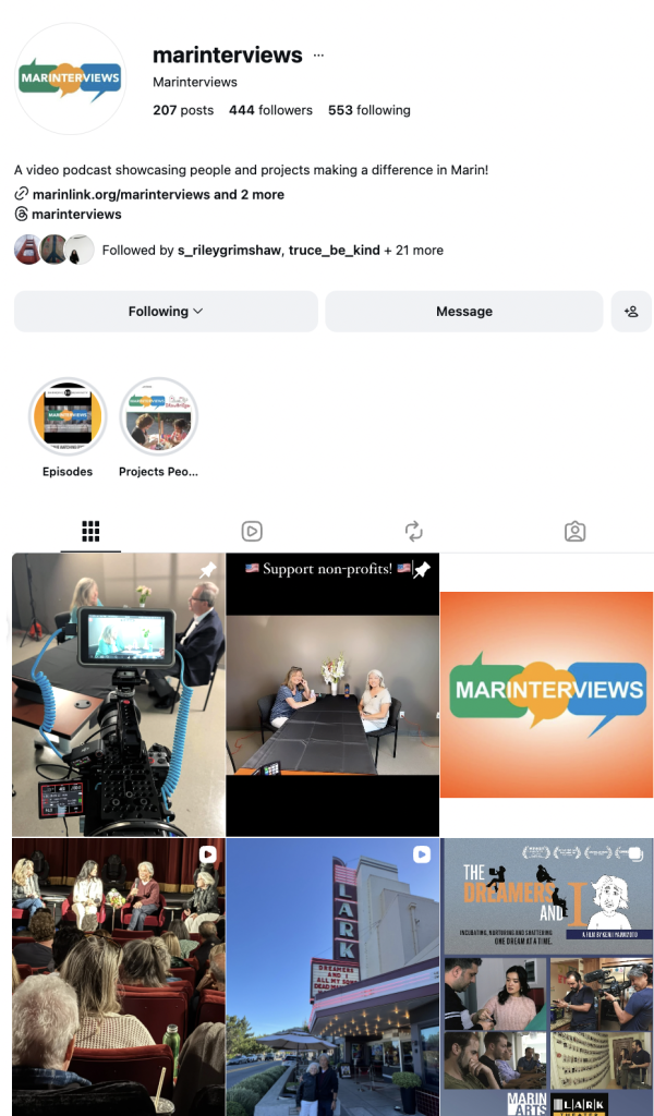 Marinterviews Social Media Instagram Feed